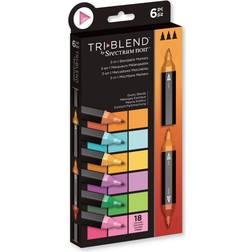 Spectrum Noir â¢ TriBlendâ¢ Exotic Blends Brush Marker Set MichaelsÂ Multicolor One Size